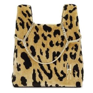Hayward mini chain bag in leopard brocade